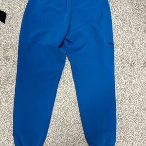 Figs Blue Cargo Pants with Tapered Design